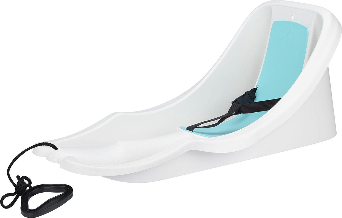 Restart Slede Kunststof - Baby Rider - Wit/Blauw