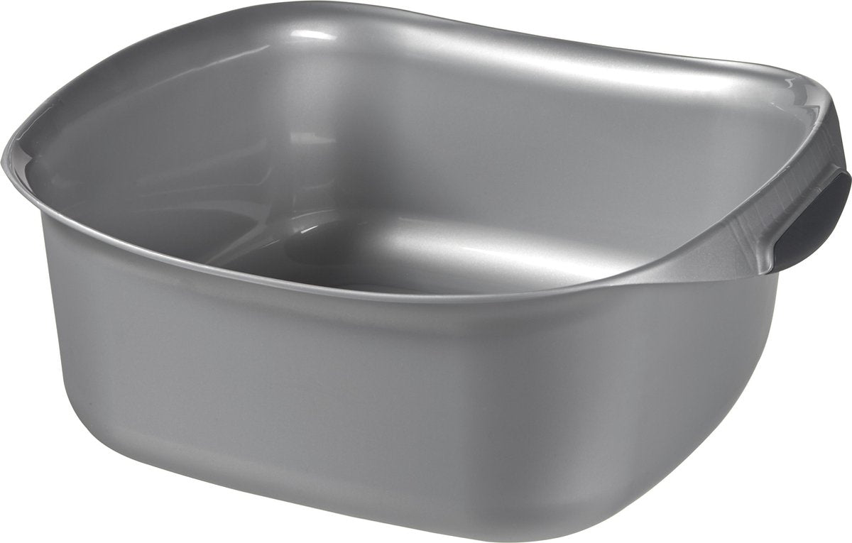 Curver Afwasbak - Urban - Vierkant - 34x38x15 Cm - 10 Liter - Grijs