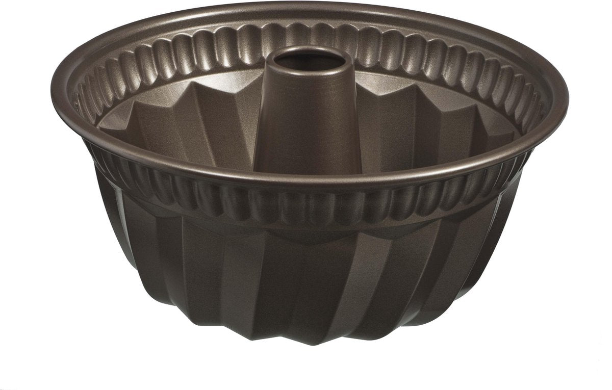 Pyrex Asimetria Tulbandvorm - Metaal - 22 cm - Bruin