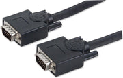 Manhattan 312776 VGA kabel 10 m VGA (D-Sub) Zwart