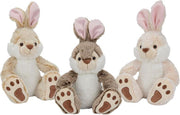 Pluche Knuffel Konijn 25 cm Assorti