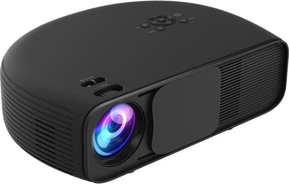 Belesy® Beamer M28 - 4K Full HD Support - 10.000:1 Contrast - 3.200 Lumen - Projectie 35 tot 260 inch - LCD + LED - Incl. Bluetooth & Internet