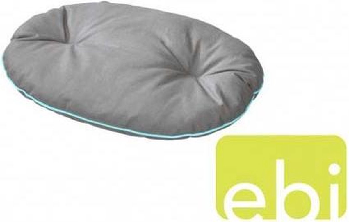 D&D Ovelly perla bed with mintpiping Grijs 80x54x8