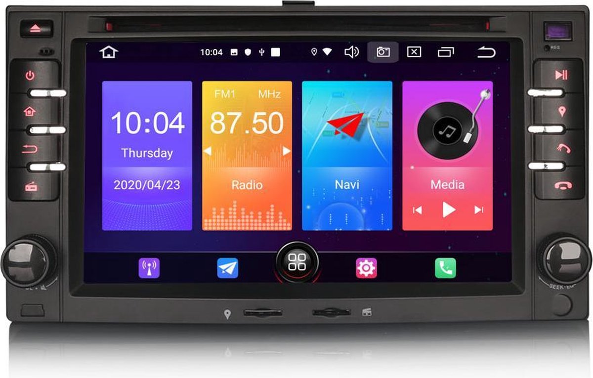 Kia Autoradio met Navigatie | Android 10 | Rio | Sportage | Picanto