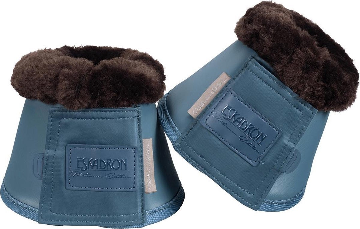 Eskadron Springschoenen  Platinum Softslate Faux Fur - Mid Blue - l