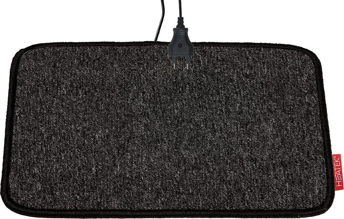 Heatek ComfortOne - Infrarood verwarming - 50x40cm - Antraciet - warme voeten mat