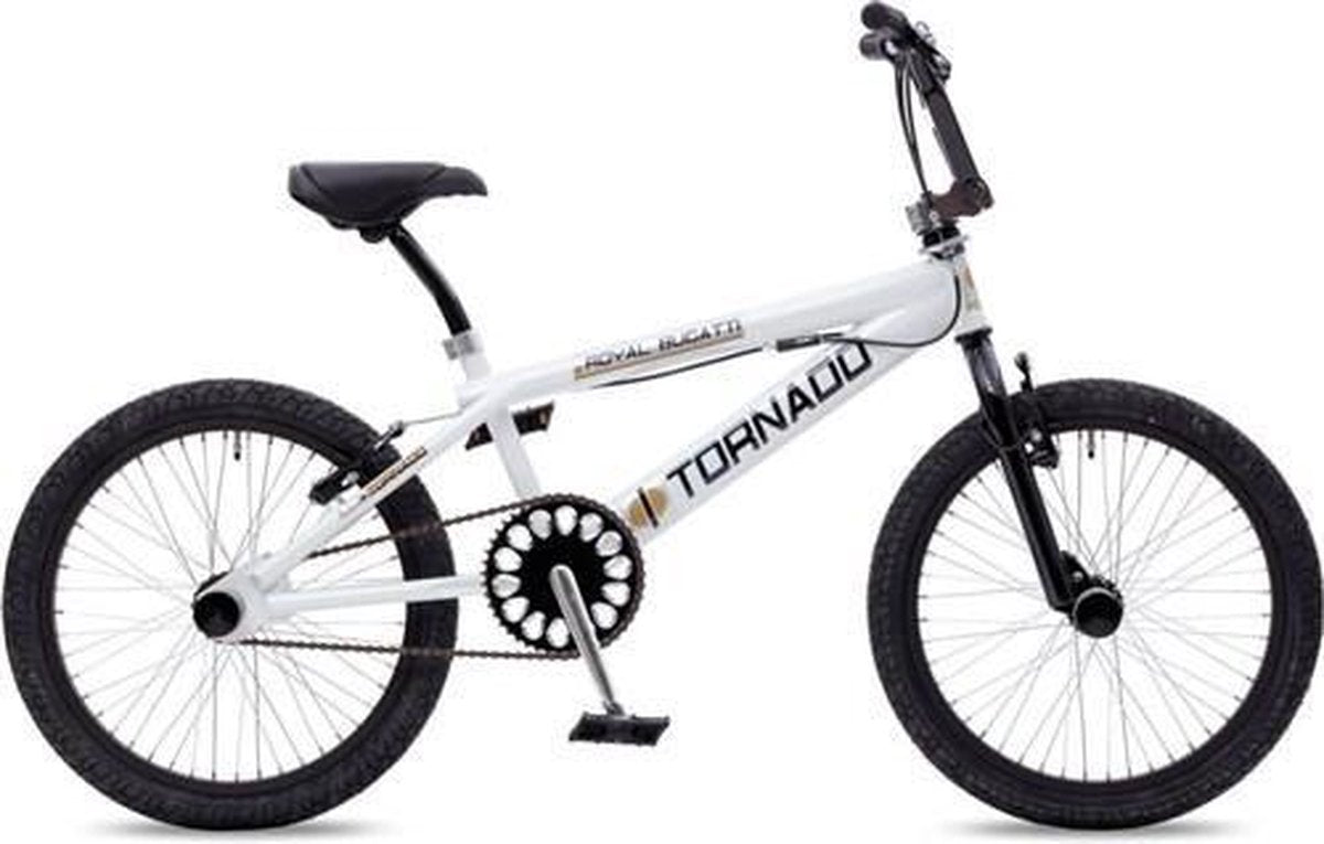 Tornado 20 inch freestyle bmx fiets wit