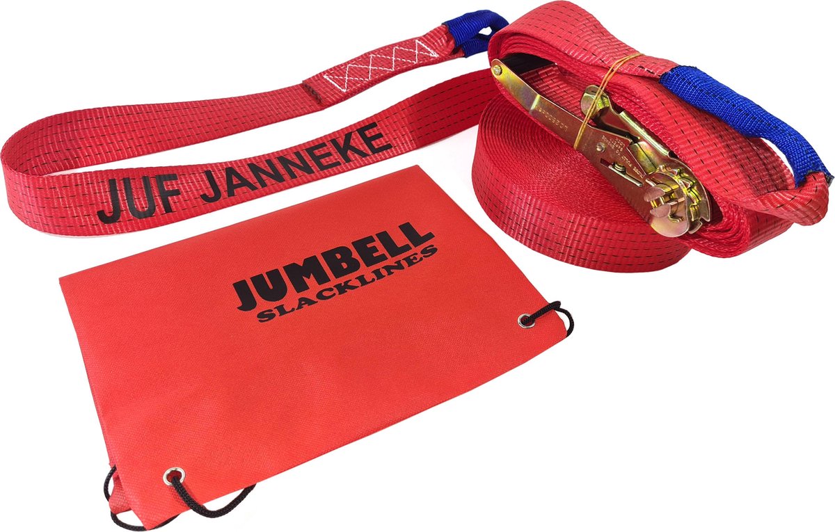 Jumbell Balanceerlijn Slackline 50mm