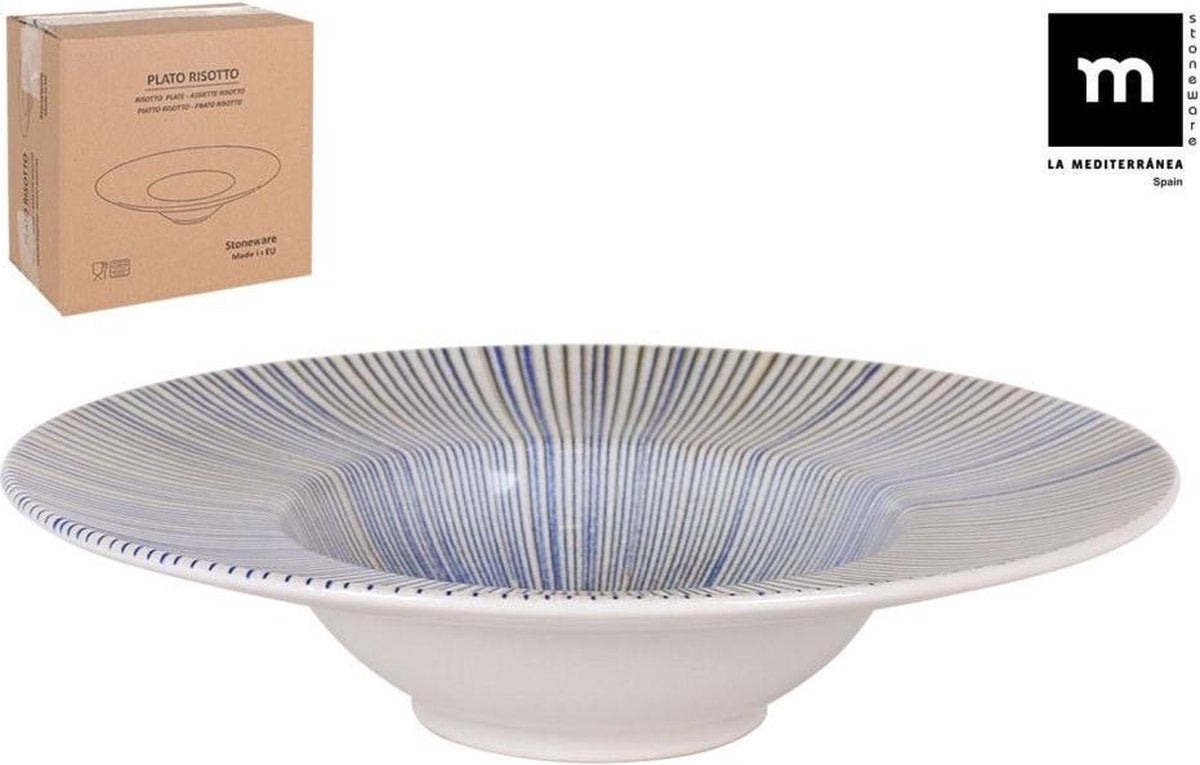 Risotto -pasta - bord - 28 cm - IRYS Monaco Glossy