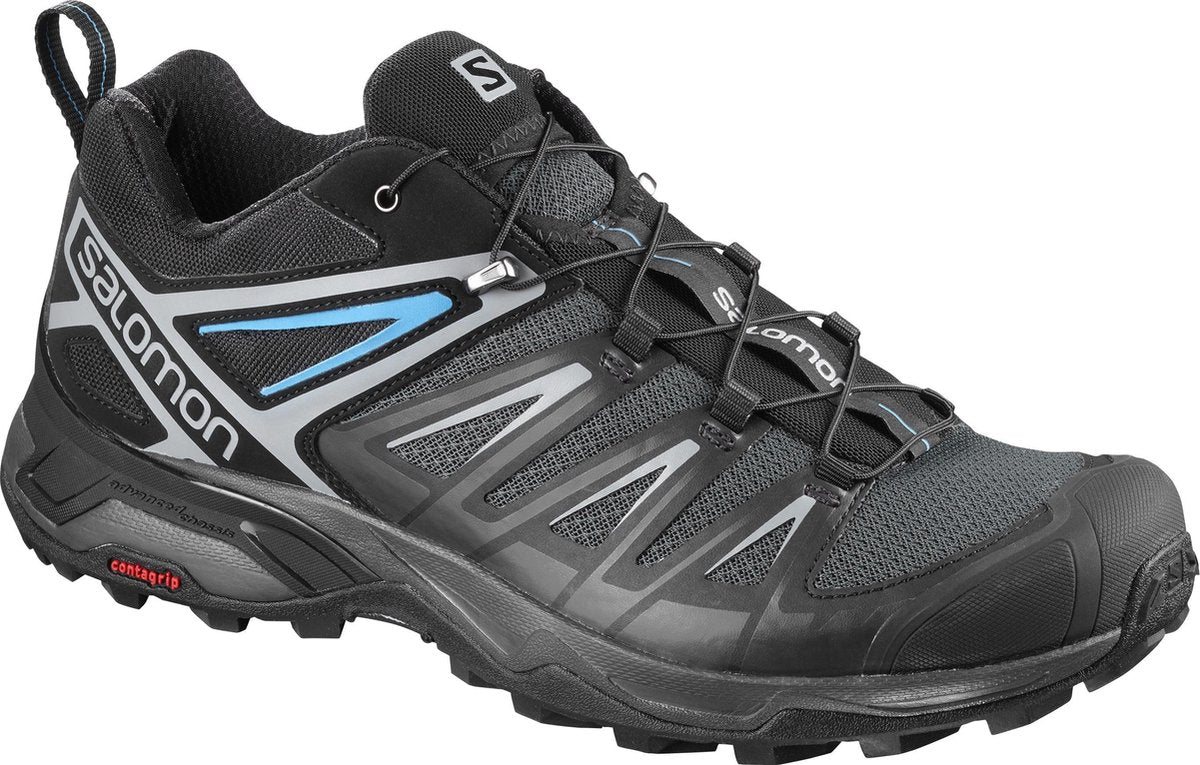 Salomon X Ultra 3 Wandelschoenen Heren - Dark Grey/ Zwart/ Blue - Maat 47 1/3
