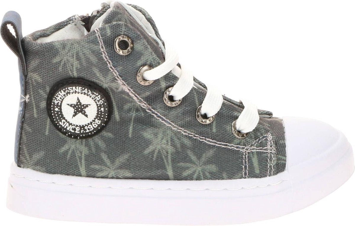 Shoesme Veterboot Jongens Groen