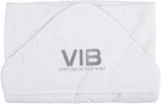 VIB Badcape - Wit - Gewafeld