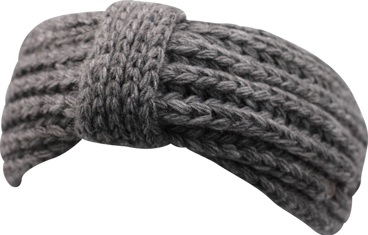 Hoofdband | Hoofdband vrouwen | Oorwarmers | One Size | Grijs