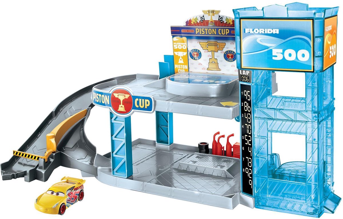 Cars 3 Piston Cup Garage Speelset - Speelgoedgarage