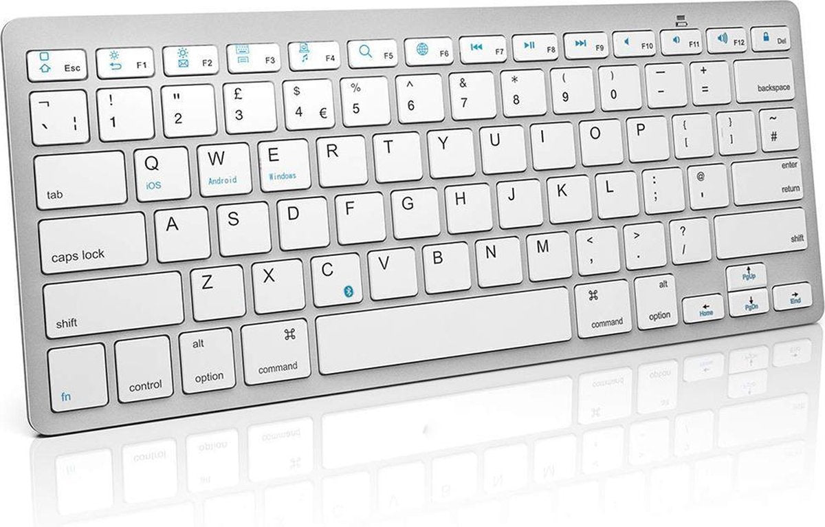 Doogo Toetsenbord draadloos met Bluetooth 5.0 – Universeel QWERTY keyboard – geschikt voor o