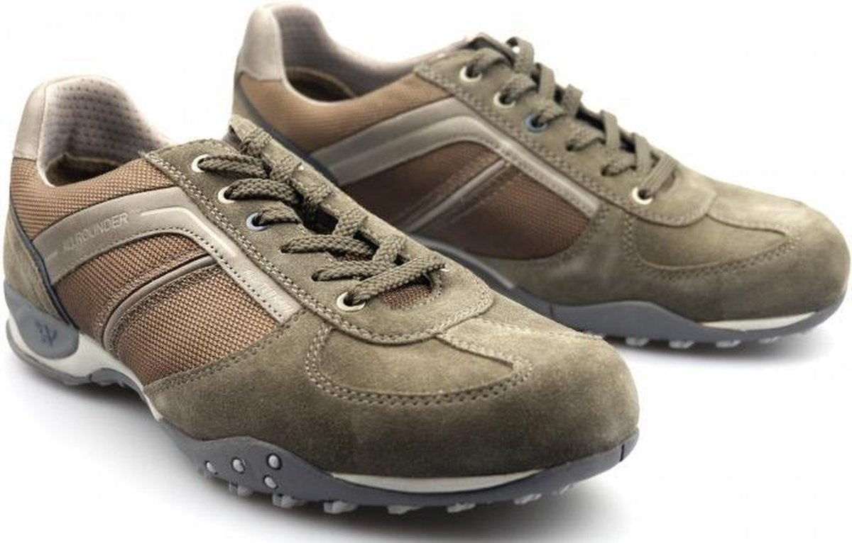 Allrounder by Mephisto TITANO taupe nubuck mesh sneaker voor heren  - Maat 40