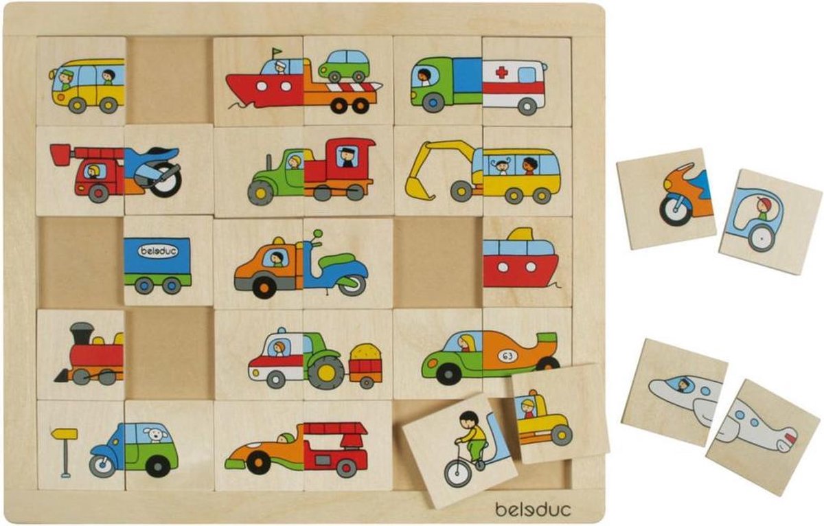 Beleduc - Diverse opties - Transportpuzzel
