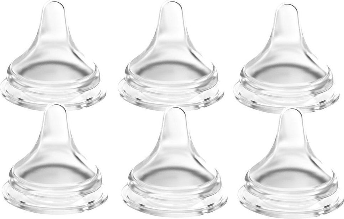Lansinoh - Spenen set 6 stuks - 2 x slow flow  - 2 x medium flow - 2 x fast flow - speen