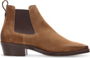 Clarks - Dames schoenen - Alcina Top - D - dark tan suede - maat 39.5