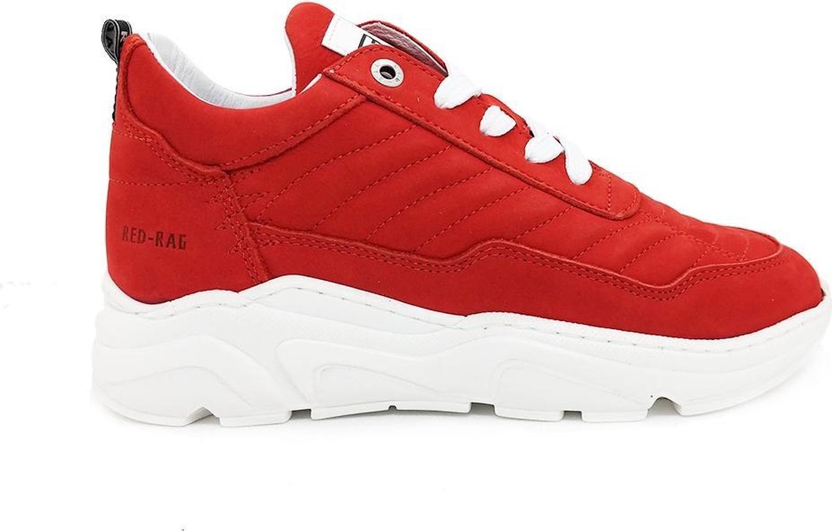 Rode Red Rag Sneakers Brushed Washed