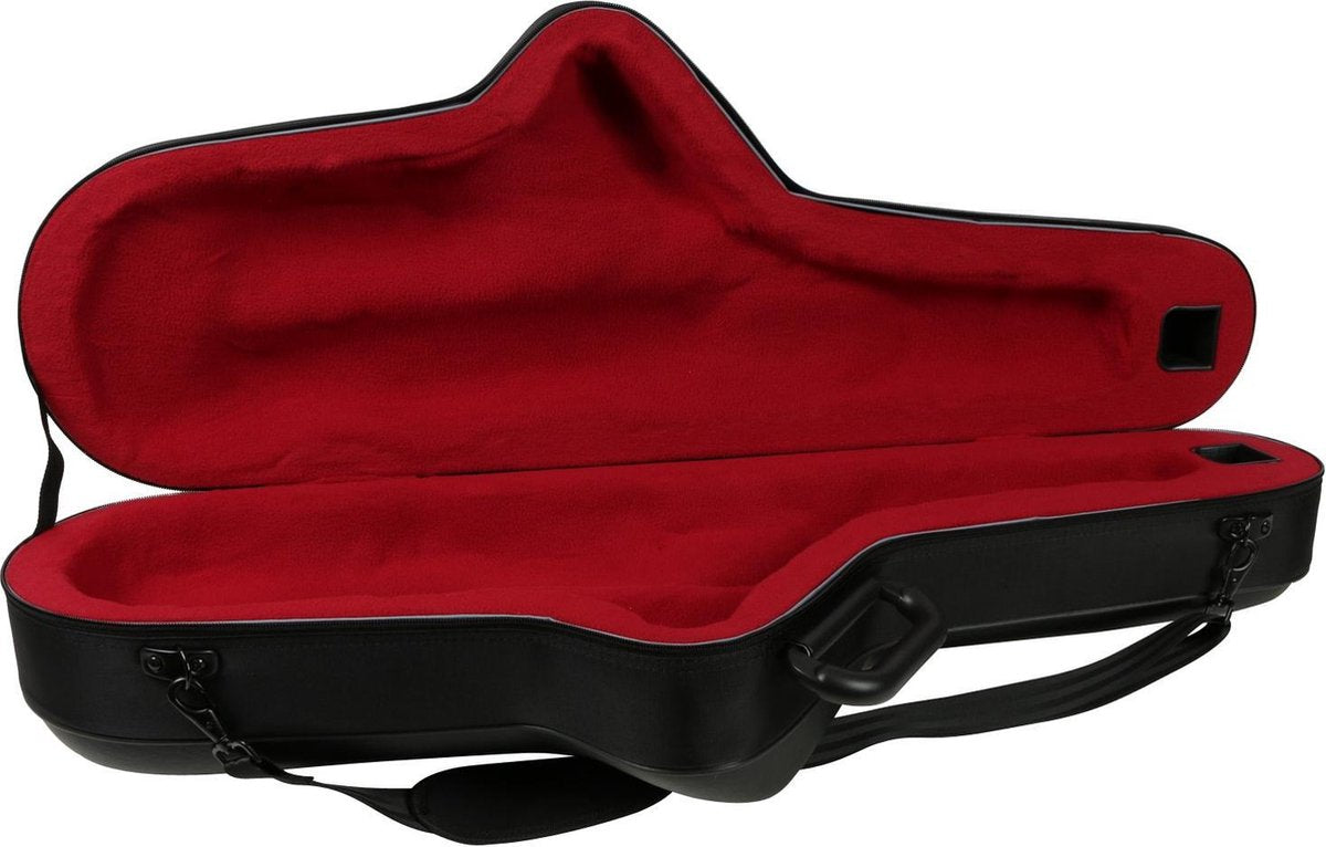 Bescherm uw kostbare tenorsaxofoon tegen weer en wind met deze Fazley TS-SB100. Een oerdegelijke hard case bekleed met kunstleer