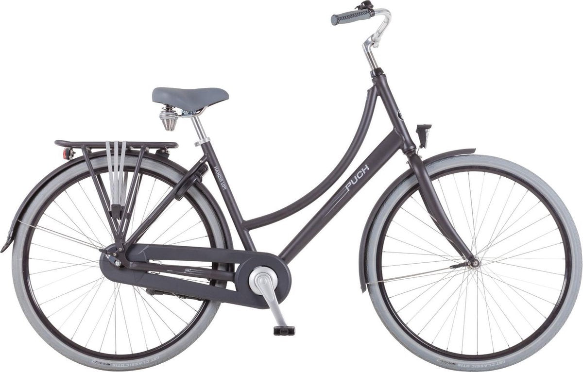 Puch Hands-Up! Damesfiets Vulcan Black Matt 45 cm