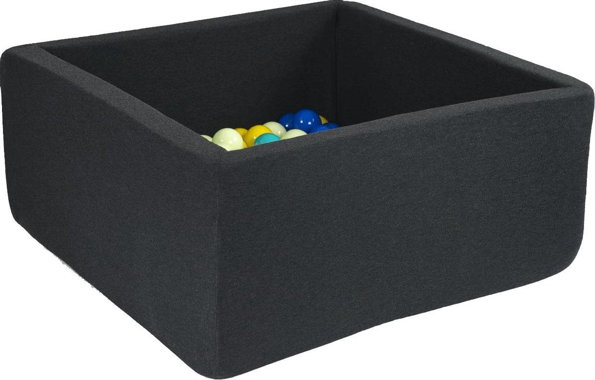 Ballenbak XXL vierkant 130x130x50 Graphit Misioo