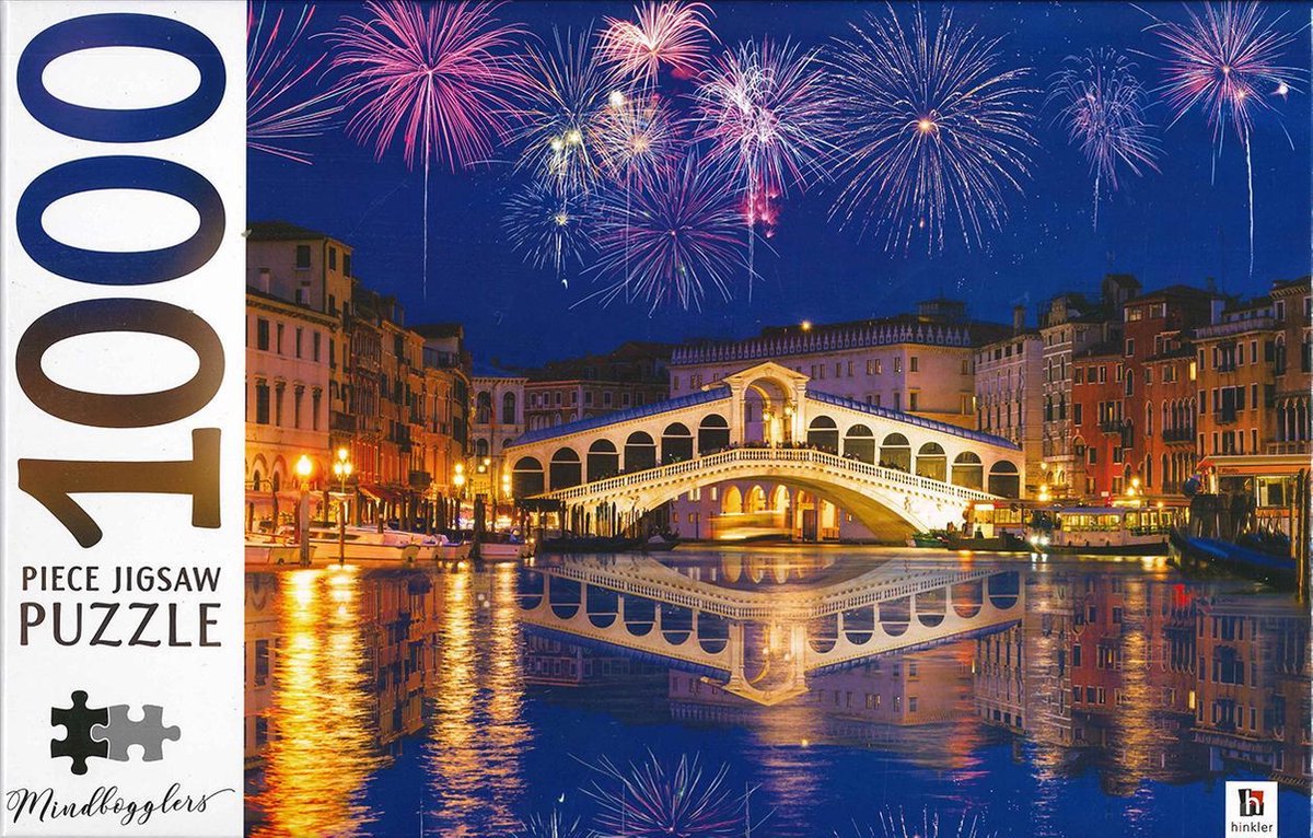 Puzzel - 1000 stukjes  - Rialto Brug - Italië - Hinkler