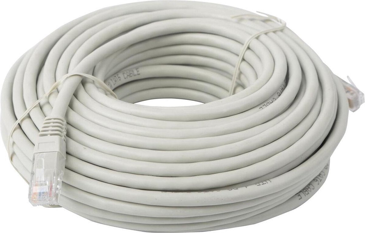 Netwerkkabel - Aigi Atryn - Cat6 UTP - 20 Meter - Koper - Grijs - BSE
