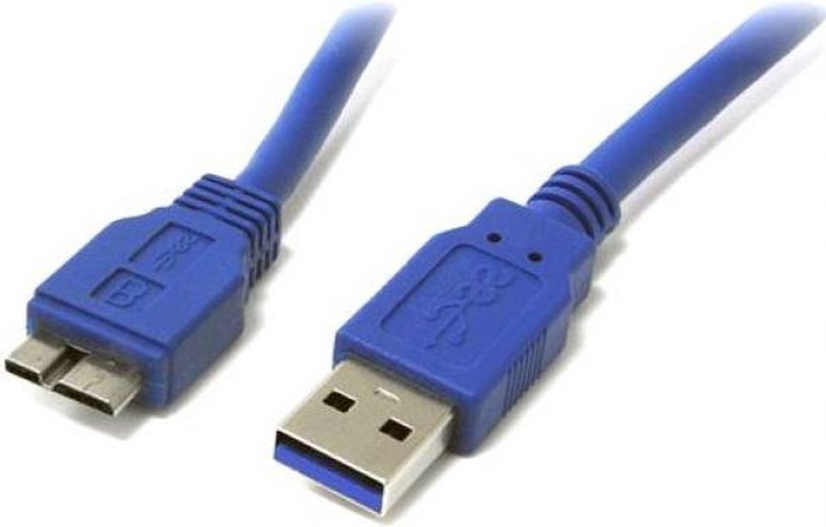Techly 0.5m USB 3.0 A-Micro B M/M USB-kabel 0