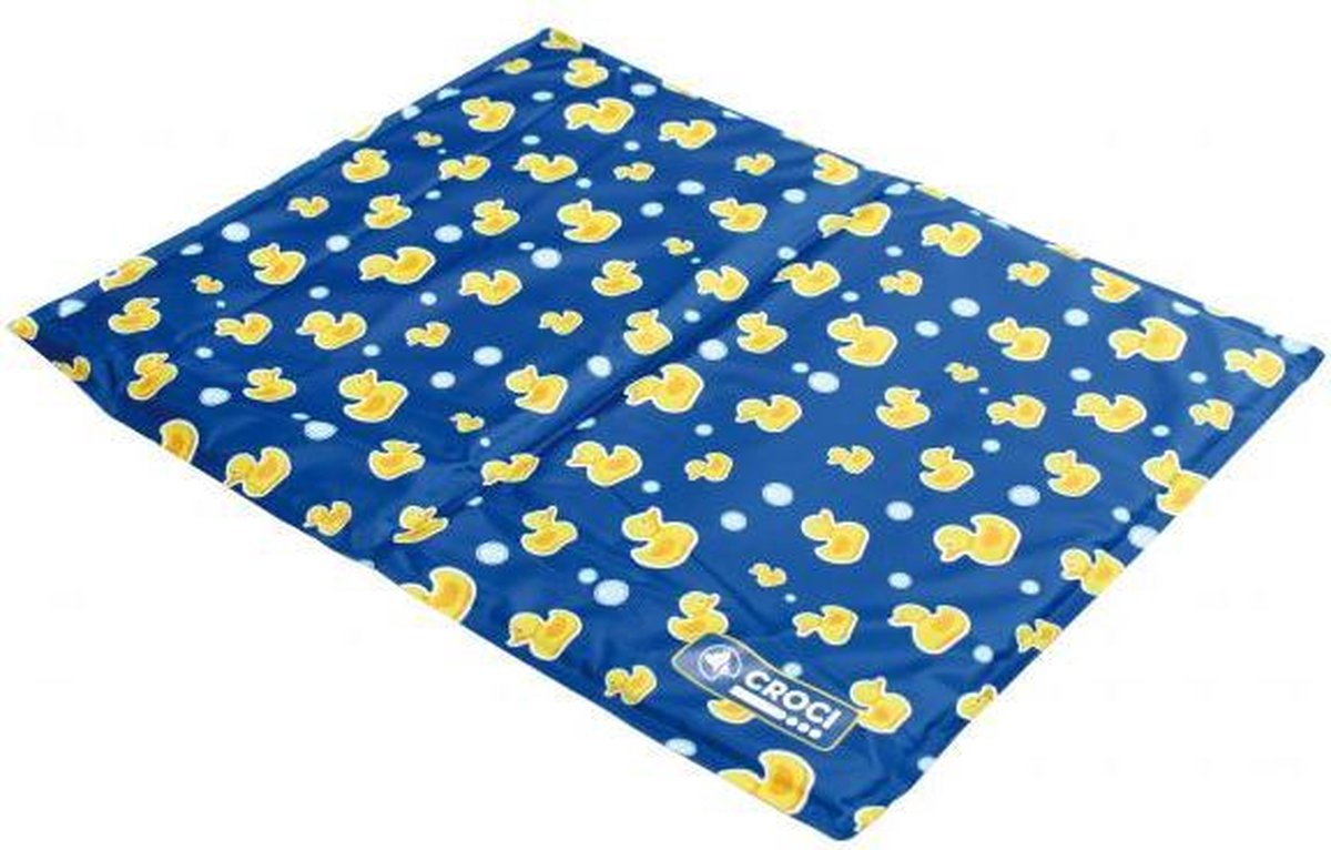 Croci koelmat fresh moby duck blauw 65x50 cm