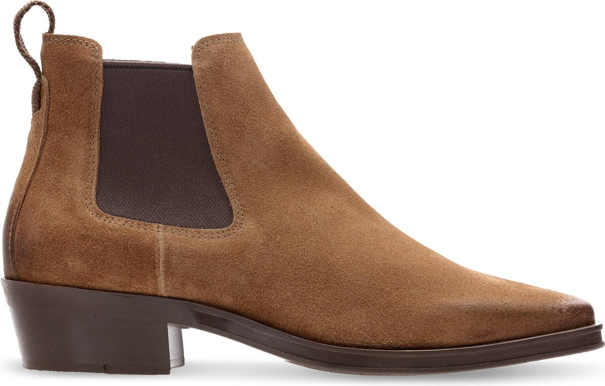 Clarks - Dames schoenen - Alcina Top - D - dark tan suede - maat 5