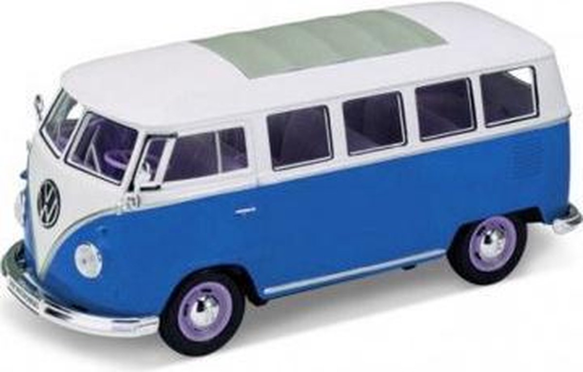 WELLY VW T1 CLASSICAL BUS 1962 schaalmodel 1:24