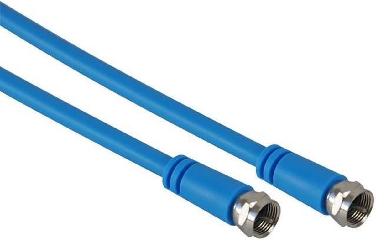 Maxview flylead coaxkabel Twin 10 meter Blauw