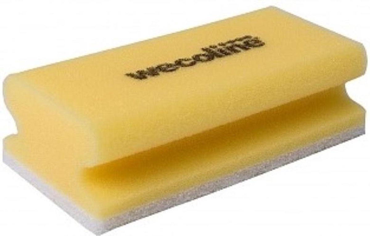 Wecoline | 10 Professionele sponzen | Met handgreep | Met schuuroppervlak | Geel