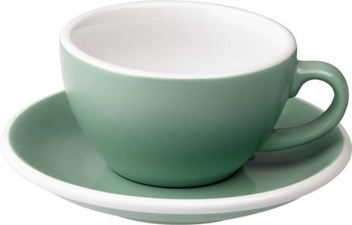 Loveramics Egg Cappuccino Kop&Schotel 200ml - Mint