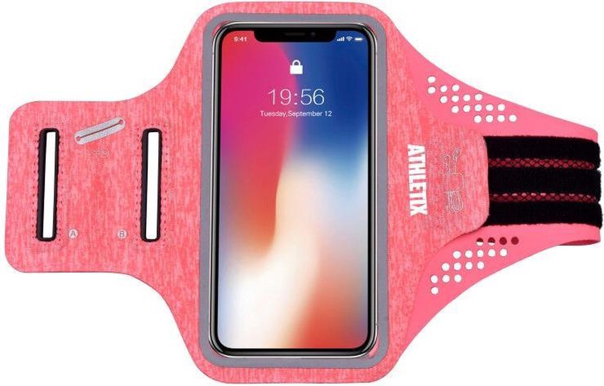 Roze Premium Sportarmband - Universele Hardloop Armband - iPhone