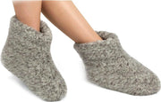 Woolwarmers Dolly - Unisex Sloffen - grijs - Maat 47 - 100% wol