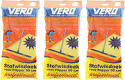 75x Stofdoeken met citroengeur voor stofwisser 60 cm - VloerFlipper60 - Huishouden - Schoonmaken - Stofwissers/vloerwissers stofdoekjes