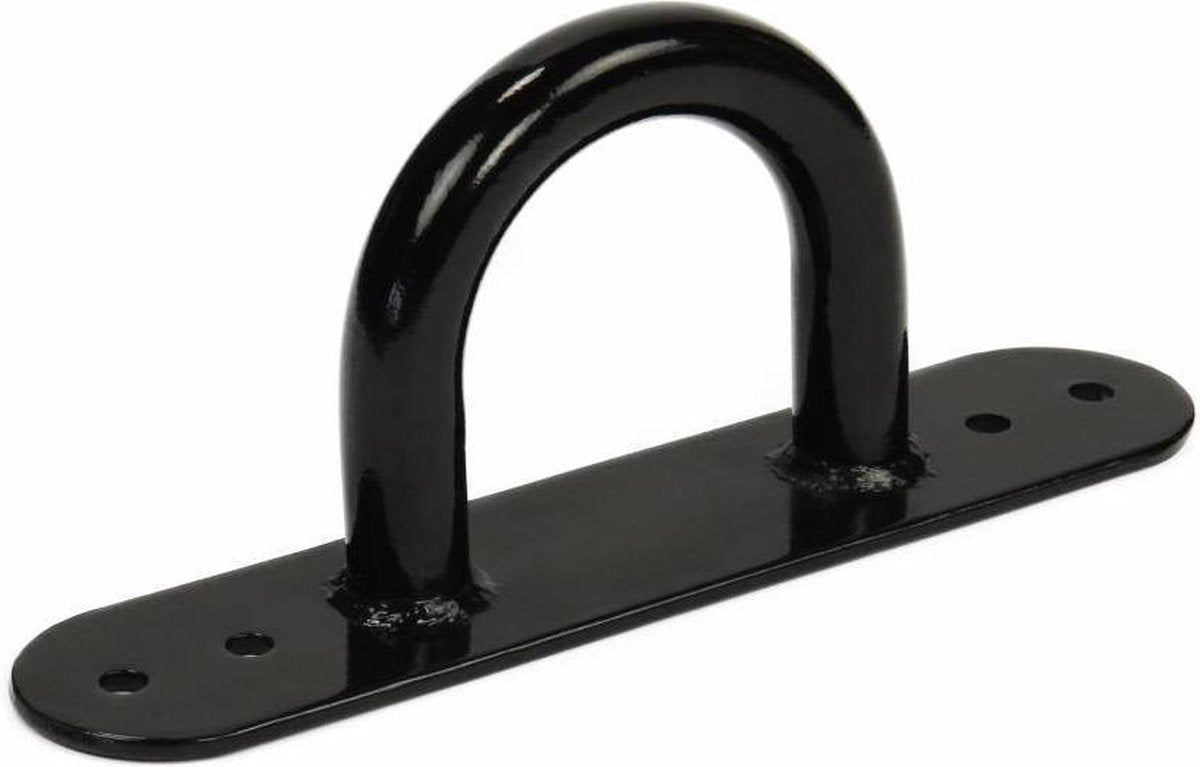 LMX Battle Rope Muurbevestigingsring - Verstevigd - Zwart - One Size