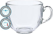 Cappuccino mok van gehard glas