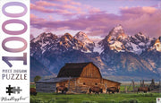 Puzzel - 1000 stukjes - Moulton Barn - Wyoming - USA - Hinkler