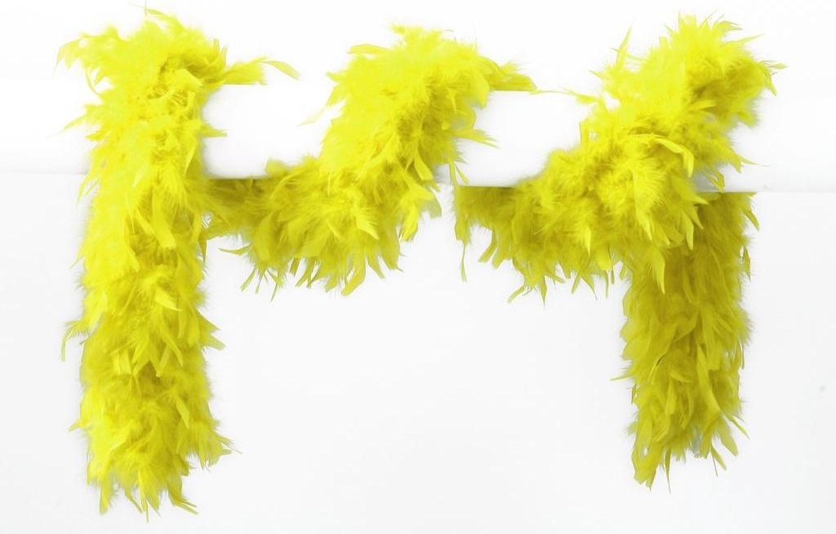 Boa  neon geel 60gr 180cm