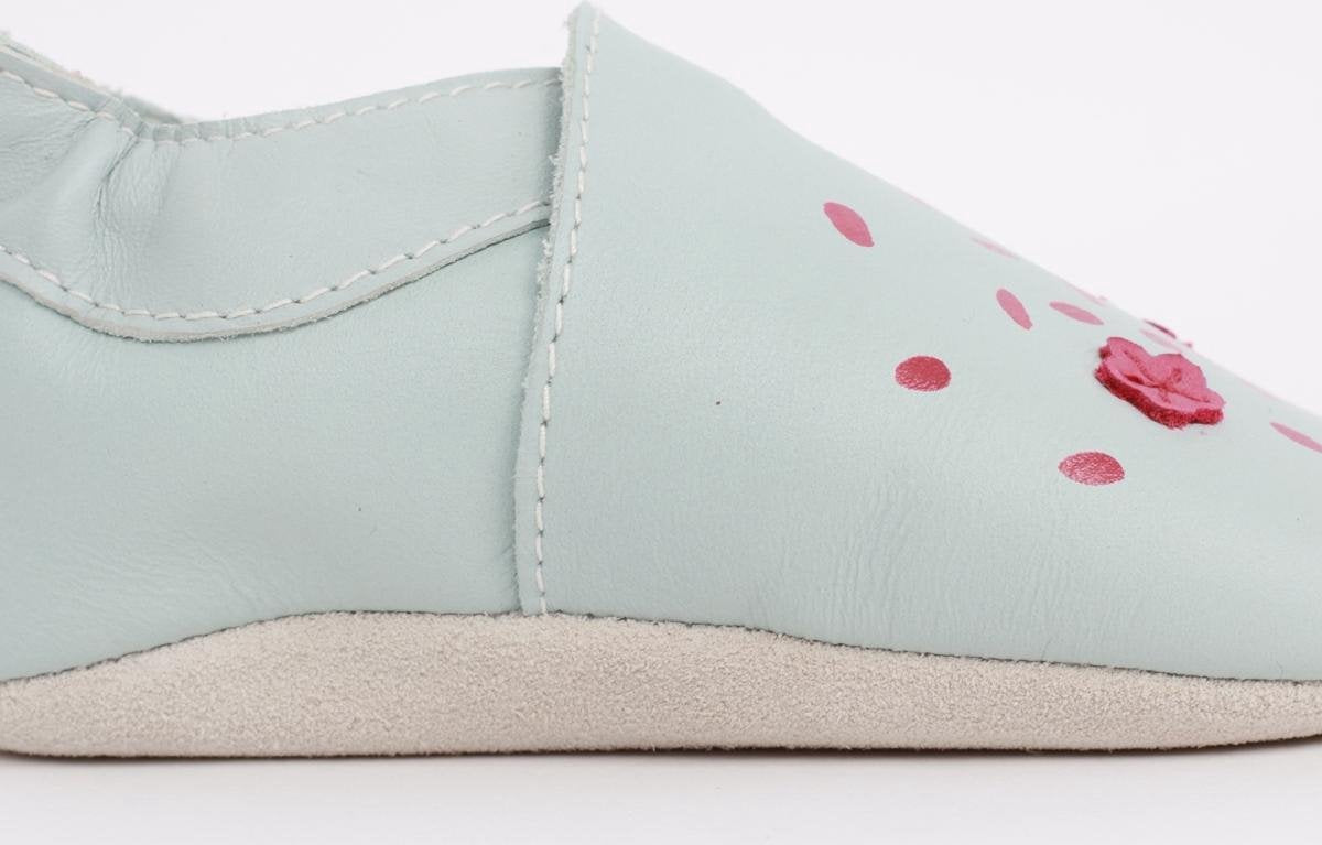 Bobux - Soft Soles - Cherry blossom sky - Babyslofjes - EU 17