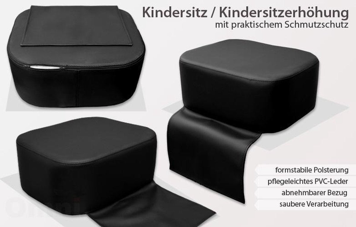 Kappersstoel zwart