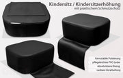 Kappersstoel zwart