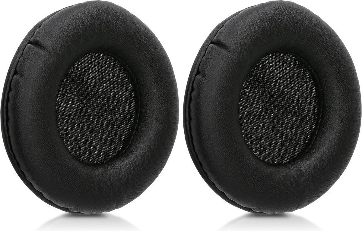 kwmobile 2x oorkussens voor Technics RP DH1200 / DH1200 DJ koptelefoons - imitatieleer - voor over-ear-koptelefoon - zwart