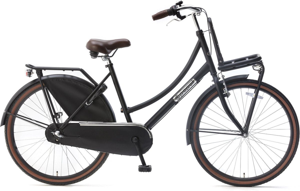 Popal Daily Dutch Basic+ Kinderfiets - 26 inch - Matzwart