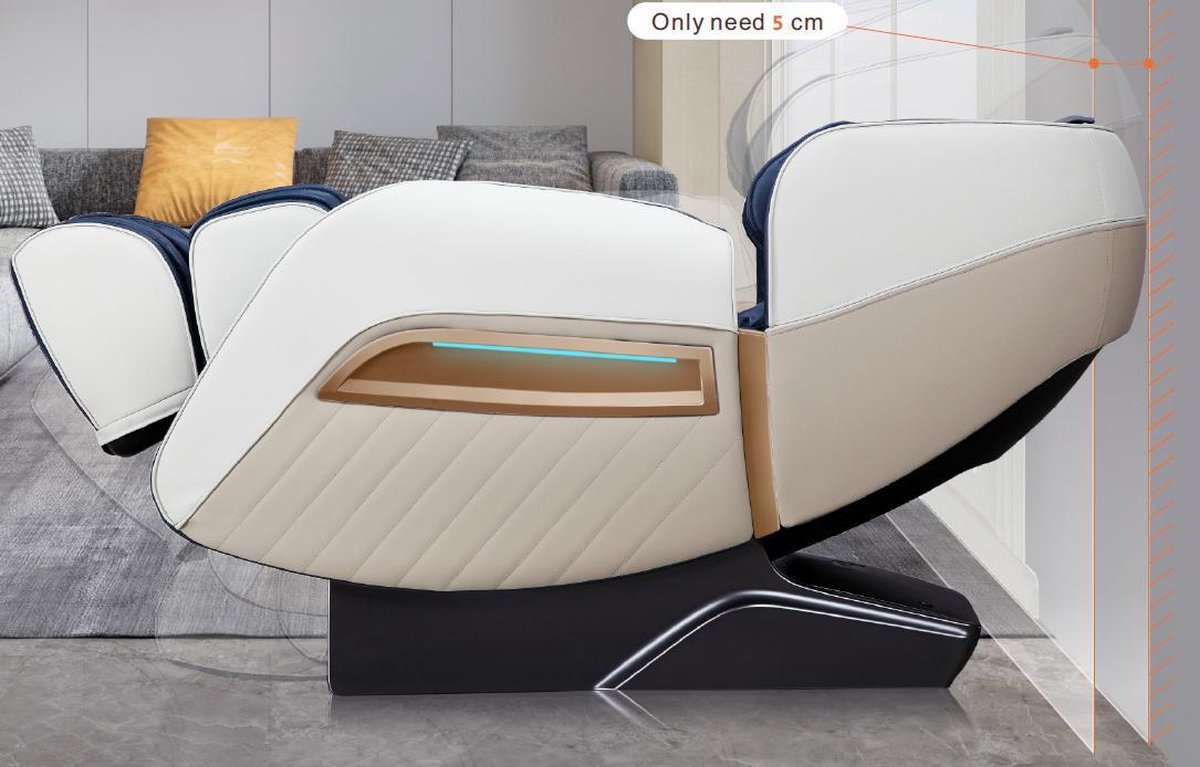 Elektrische massagestoel SL-A305 - Relaxstoel - Loungestoel - Ontspanningsstoel - Massagefauteuil - 5 massage programma's - Je Eigen Masseur thuis - Massage in elke Ligstand - Rugverwarming - Kuitmassage - Nekmassage