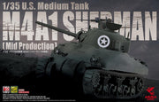 Asuka US Medium Tank M4A1 Sherman (Mid Production) + Ammo by Mig lijm